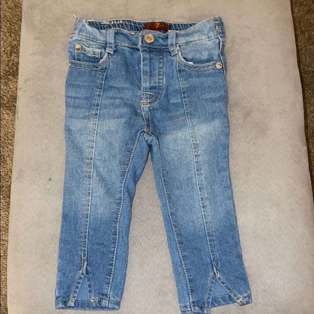 7 for all Man Kind baby girl jeans